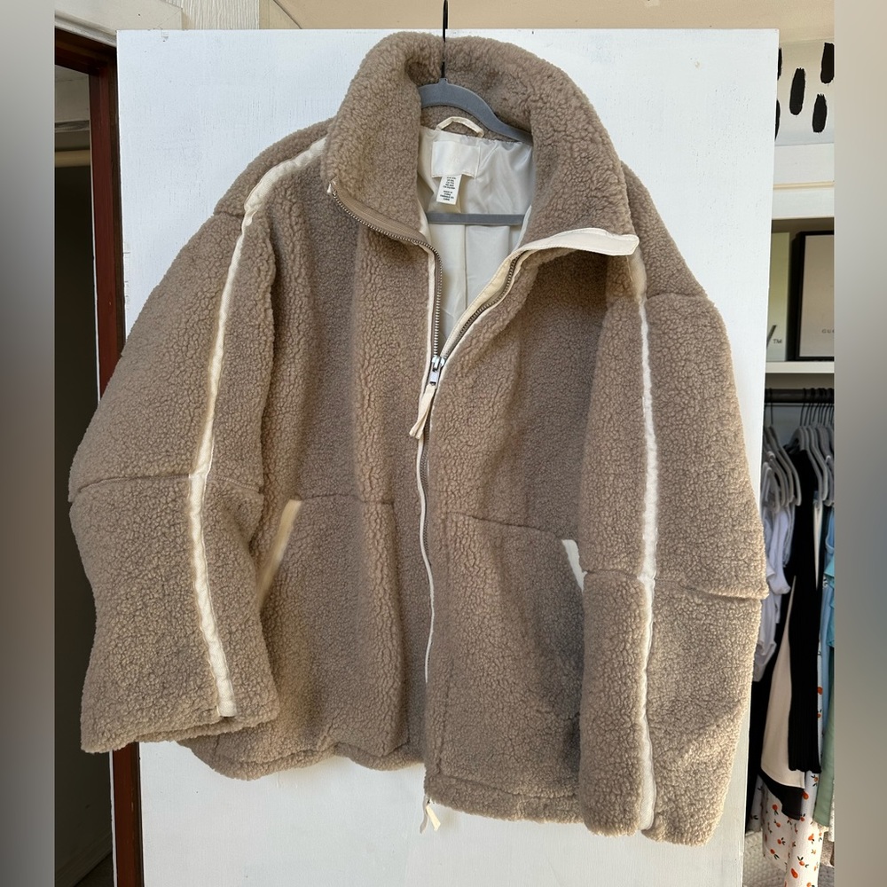 Oversized Sherpa Coat